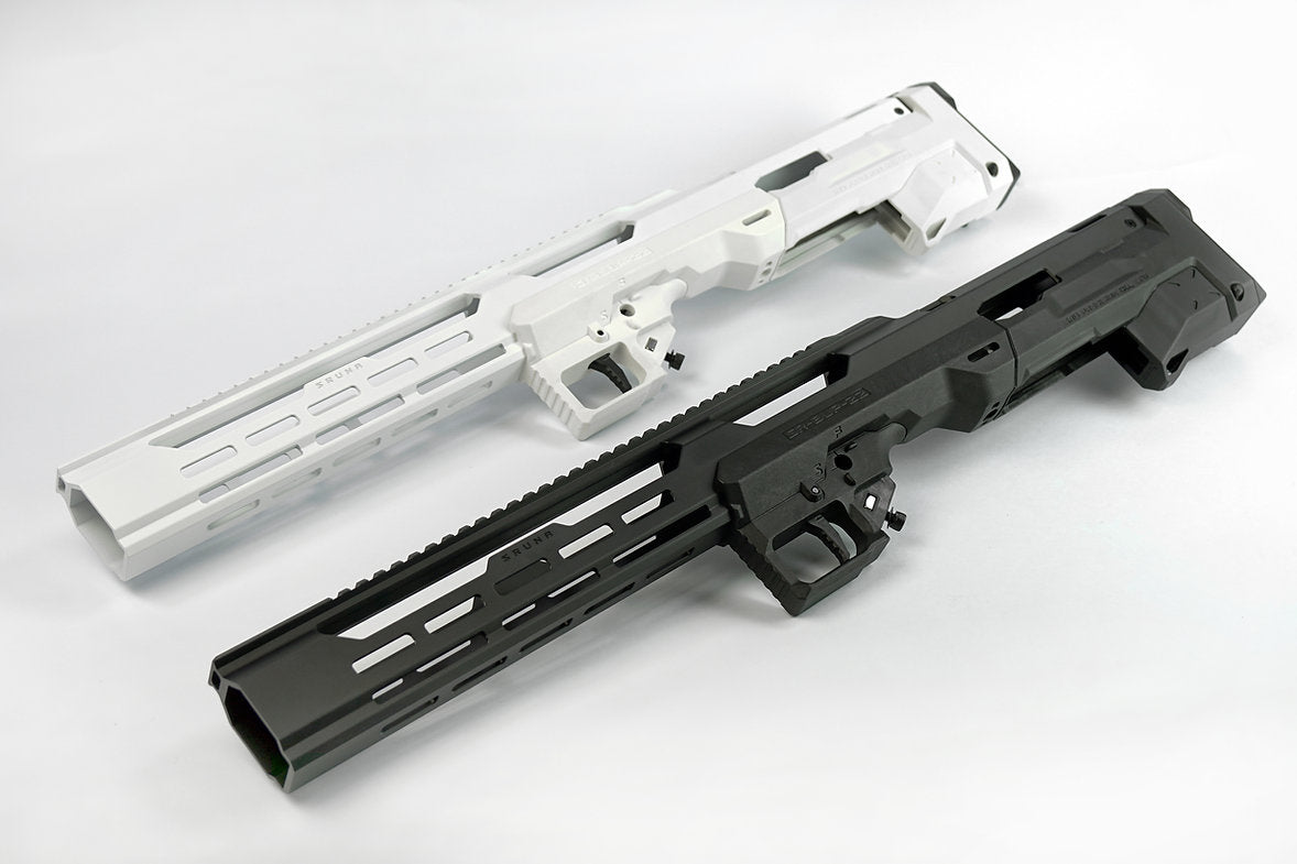 SRU SRUNA-22 bullpup chassis Kit For RUGER 10/22, KJ-WORKS KC02 (White)