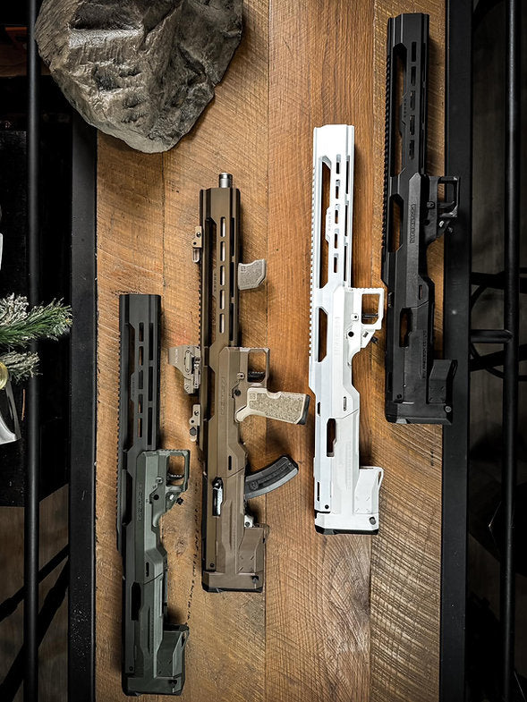 SRU SRUNA-22 bullpup chassis Kit For RUGER 10/22, KJ-WORKS KC02 (TAN)