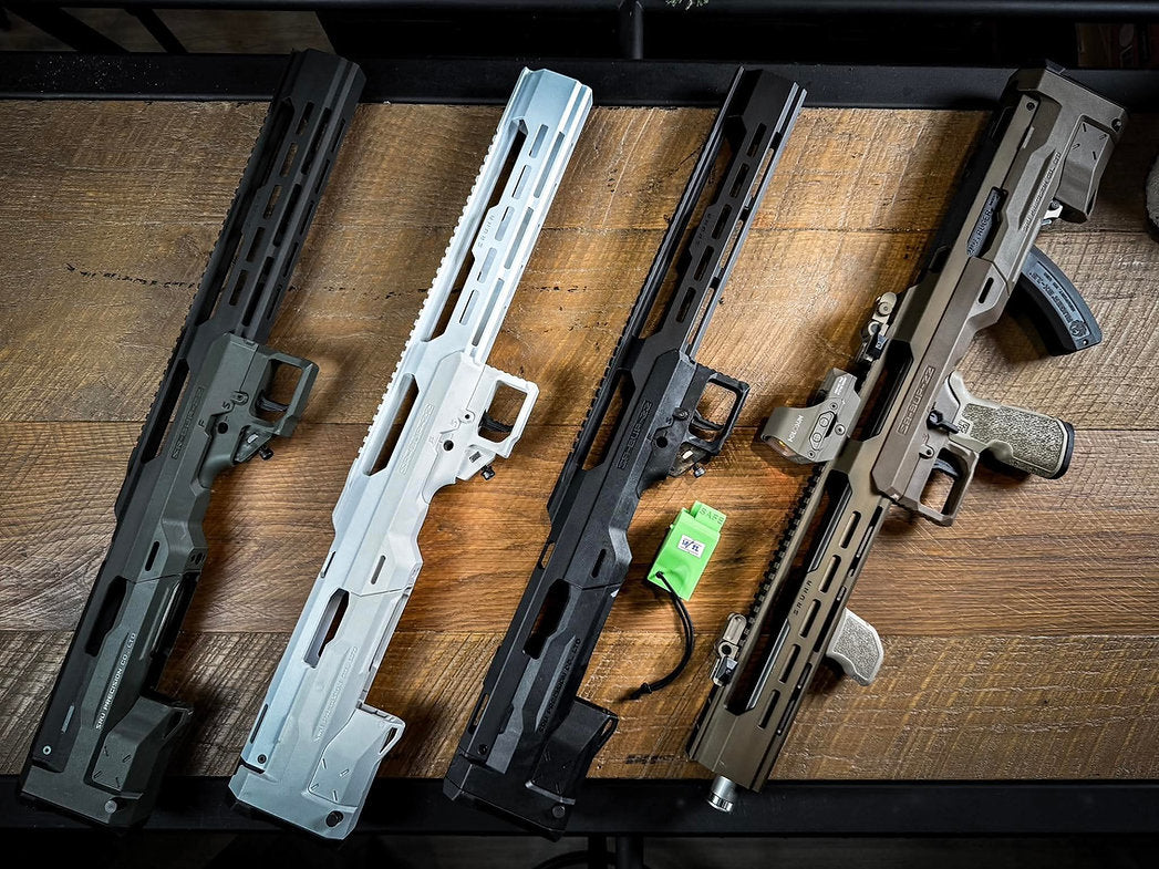 SRU SRUNA-22 bullpup chassis Kit For RUGER 10/22, KJ-WORKS KC02 (TAN)