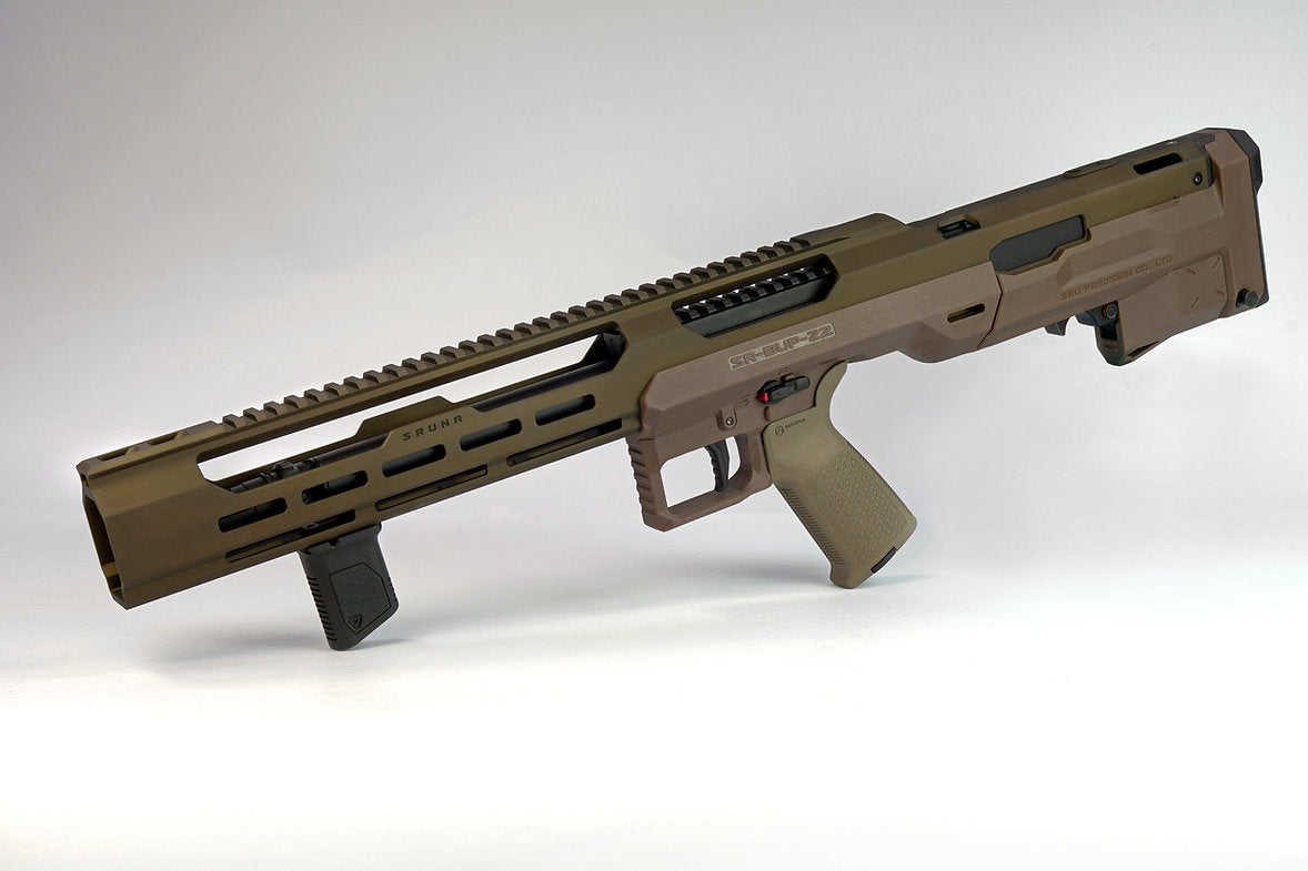 SRU SRUNA-22 bullpup chassis Kit For RUGER 10/22, KJ-WORKS KC02 (TAN)