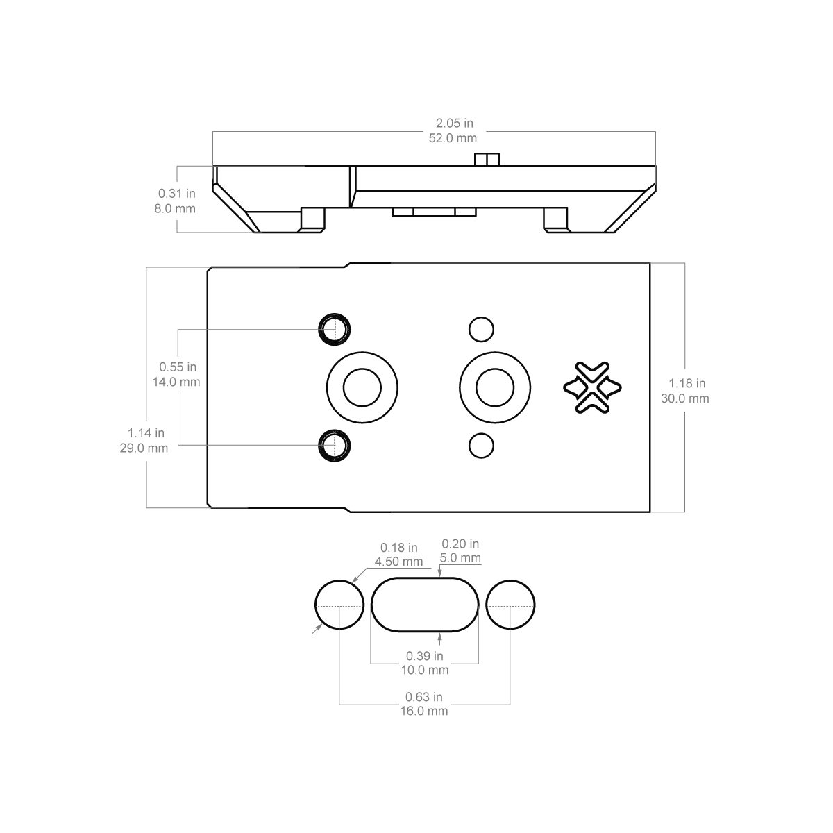 Vector Optics VAS GIN Footprint Adapter