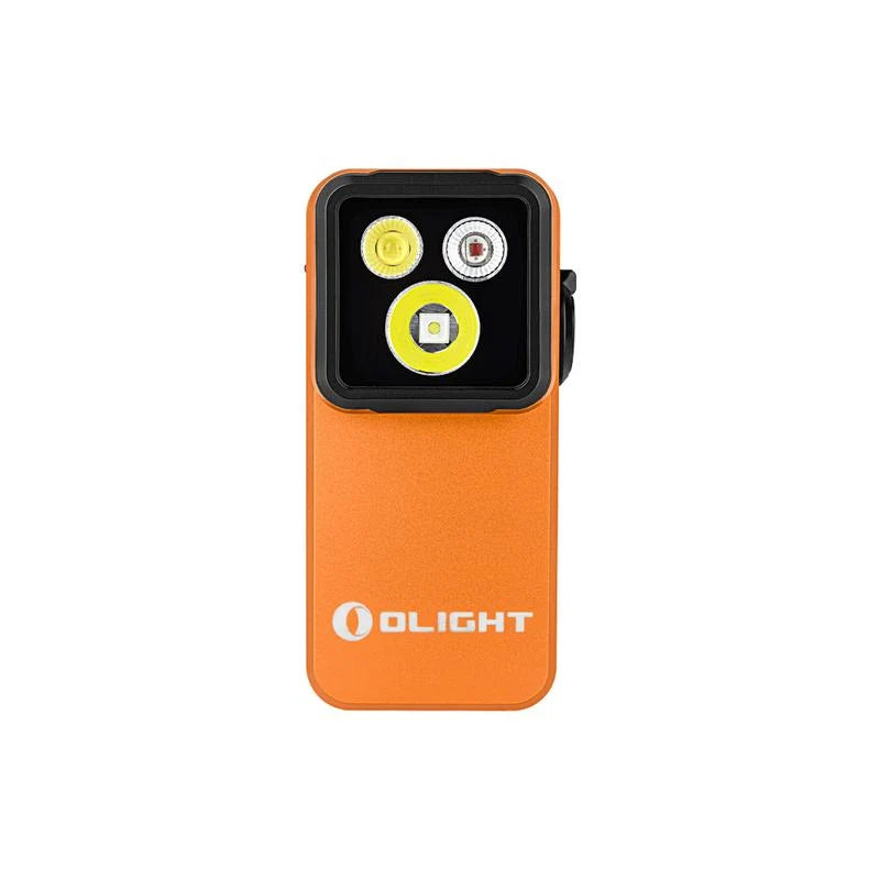 OLIGHT Oclip 2 Pro Premium Clip Style Flashlight with Charging Dock - Orange