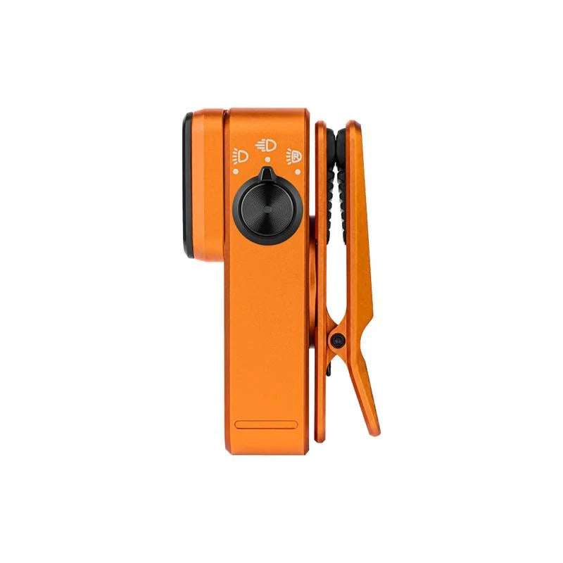 OLIGHT Oclip 2 Pro Premium Clip Style Flashlight with Charging Dock - Orange