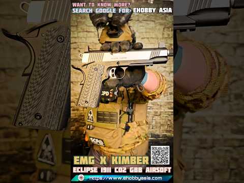 EMG X Kimber Licensed Eclipse 1911 CO2 GBB Airsoft Pistol
