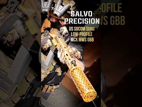 Salvo Precision US Socom Surg Low-Profile MCX AR Style MWS GBB Airsoft Rifle