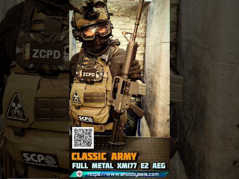 Classic Army Full Metal XM177 E2 AEG Airsoft Rifle
