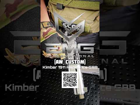 EMG (AW Custom) Kimber 1911 Rapide Ice GBB Airsoft Pistol (Silve/ RMR Ver./ Standard)
