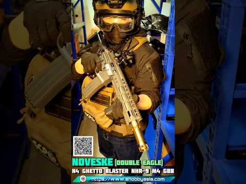 EMG (Double Eagle) Noveske N4 GHETTO BLASTER NHR-9 10.5 inch M4 GBB Airsoft Rifle (Grey/ Gen2/ MWS System)