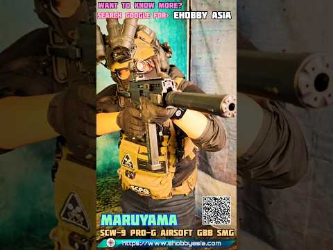 Maruyama SCW-9 PRO-G Airsoft GBB SMG Submachine Gun (2x Magazine Package)