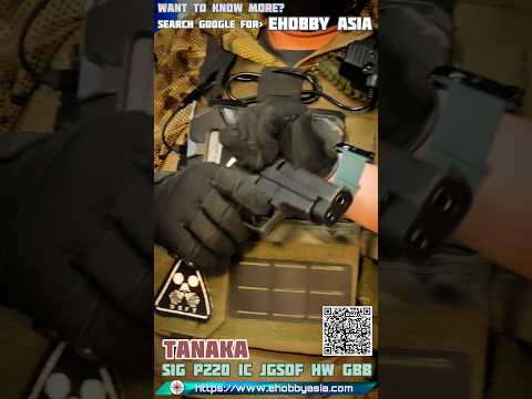 Tanaka SIG P220 IC Japan Ground Self Defence Force HW Gas Airsoft Pistol