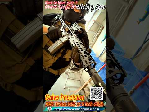 Salvo Precision MWS MCX Virtus 5.56 11.5 inch GBB Airsoft (G104-2B, No Marking)