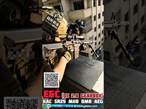 E&C KAC SR25 M110 DMR Airsoft AEG Rifle Airsoft (EC910 QC 2.0 Gearbox)