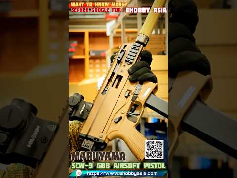 Maruyama SCW-9 GBB Airsoft Pistol (Tan)