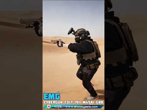 EMG (Army Armament) Cybergun Colt Licensed 1911 M45A1 GBB Airsoft Pistol (T8/ FDE)
