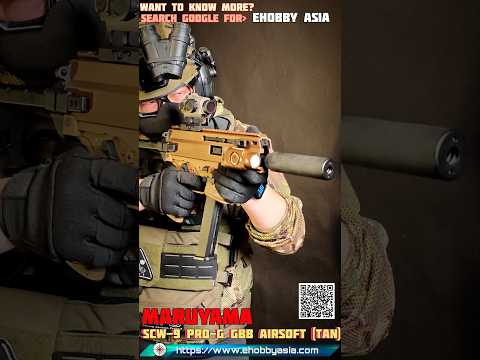 Maruyama SCW-9 PRO-G GBB Airsoft SMG (Tan)