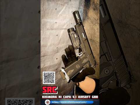 SRC KIKIMORA Hi Capa 5.1 Airsoft GBB Airsoft Pistol (SV Barrel/ Magwell/ Trigger/ Thumb Safety)