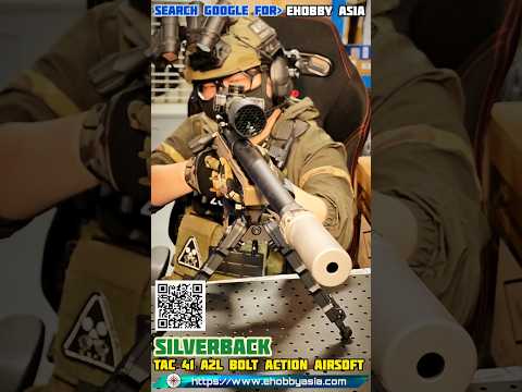 Silverback TAC 41 A2L Airsoft Bolt Action Rifle, Aluminum Chassis & Lite Stock (FDE)