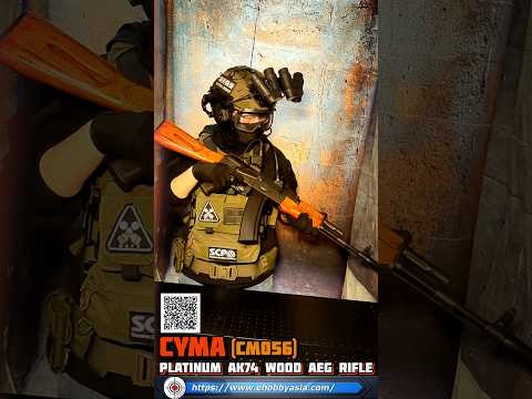 CYMA Platinum AK74 Wood Furniture AEG Airsoft Rifle (CM056)