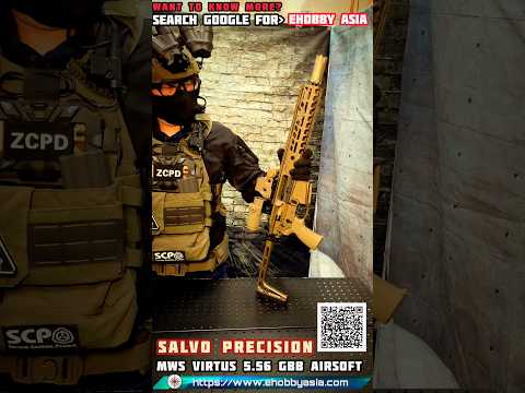Salvo Precision MWS MCX Virtus 5.56 11.5 inch GBB Airsoft (G104-2B, No Marking/ DE)