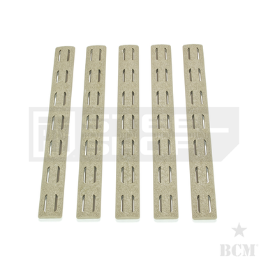 PTS BCM M-Lok Rail Panel Kit (5.5 inc / 5 Pack/ Dark Earth)