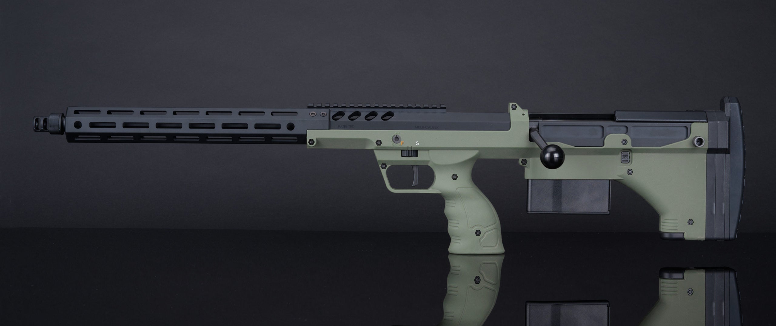 Silverback SRS A2 22" Airsoft Guns Sniper Rifle (by Desert Tech/ OD/ Left Ver.)