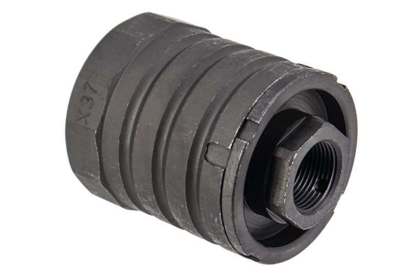 5KU 360x37 AK Muzzle Brake with Blast Shield (14mm CCW)