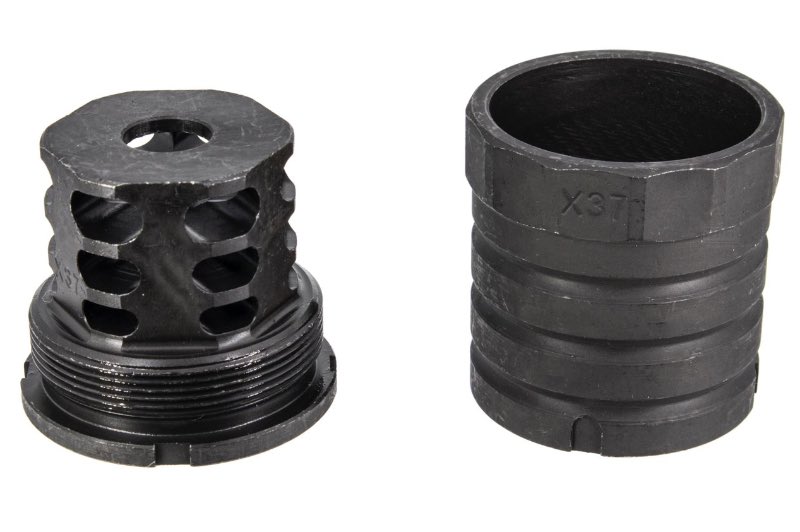 5KU 360x37 AK Muzzle Brake with Blast Shield (14mm CCW)
