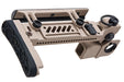 5KU PT-5 Side Folding Stock For GHK AKM GBB Airsoft Guns (TAN)