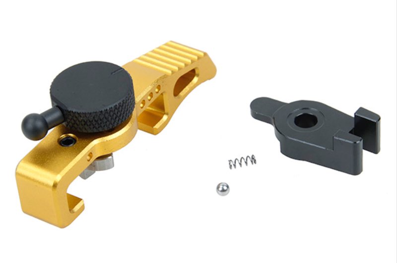 5KU Selector Switch Charge Handle For Action Army AAP 01 GBB Airsoft Guns (Type 2/ Gold)