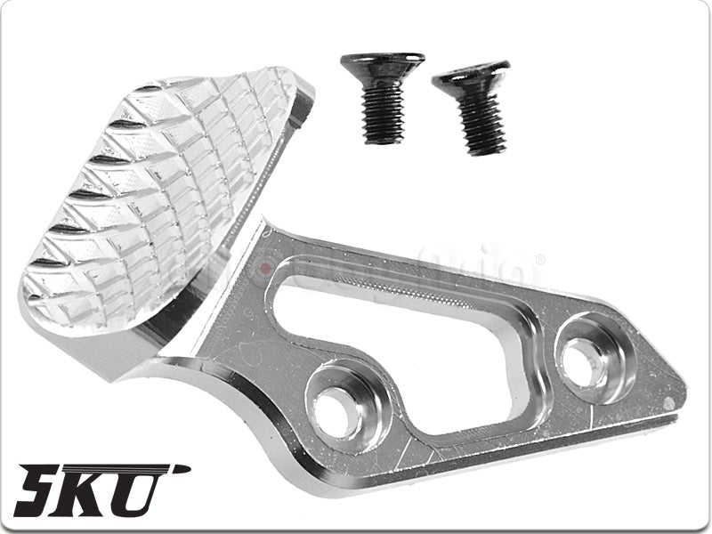 5KU Skidproof Thumb Rest for Marui Hi-Capa (Silver, Right)
