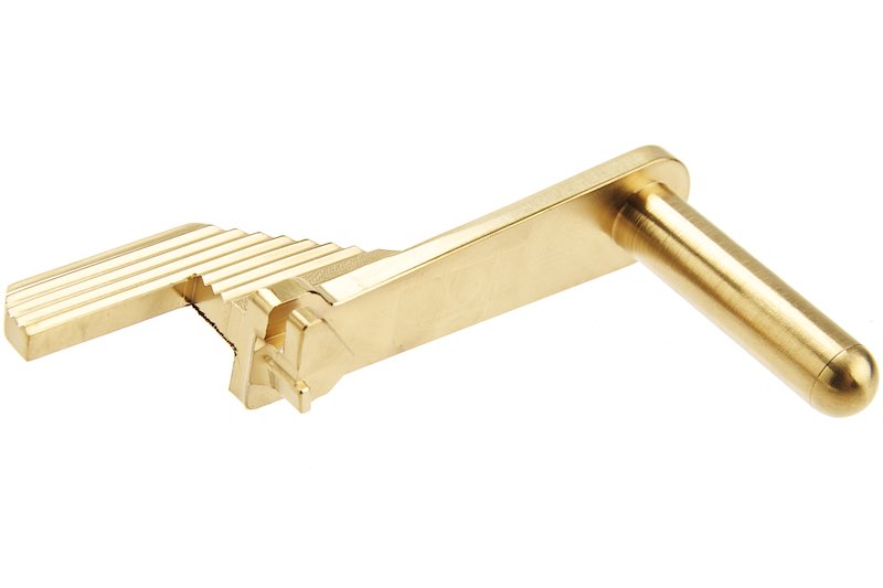 5KU Stainless Steel Extended Type 2 Slide Stop For Marui Hi Capa (Gold)