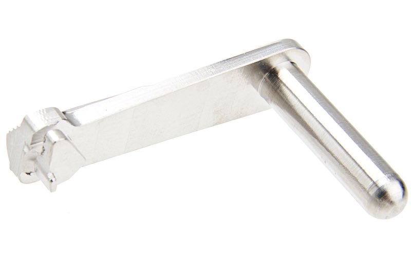 5KU Stainless Steel Slide Stop for Marui Hi Capa GBB (Type 4/ Silver)
