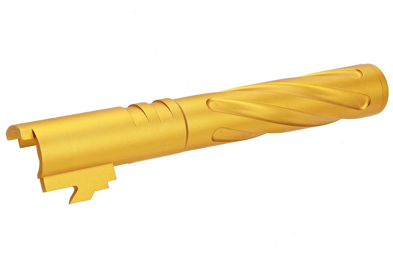 5KU Aluminum Tornado Outer Barrel For Marui Hi Capa 5.1 GBB (Gloss Gold)