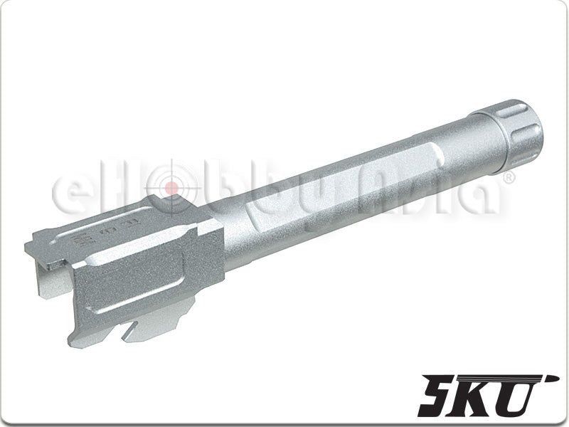 5KU Threaded Outer Barrel for Marui G17 GBB (14mm CCW, Silver)