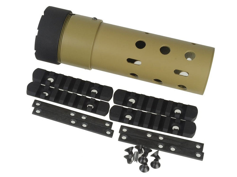 Madbull PRI Licensed GIII Round 7 inch Rail Handguard (TN, Mat. Polymer)