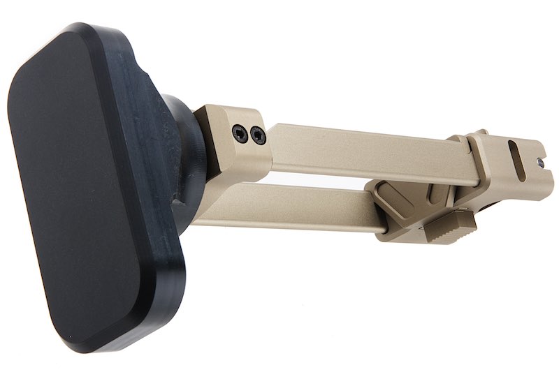 Airsoft Artisan CNC Retractable Stock for KSC/ KWA MP9/ TP9 GBB Airsoft Guns (DE)