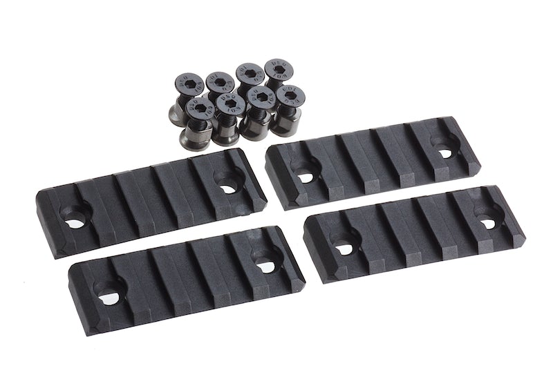 AABB 5-Slot Polymer Rail for KeyMod ( Black )