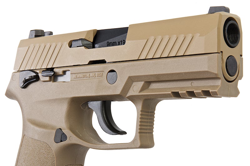 ASIA Electric Guns F18 GBB Airsoft Pistol ( TAN )
