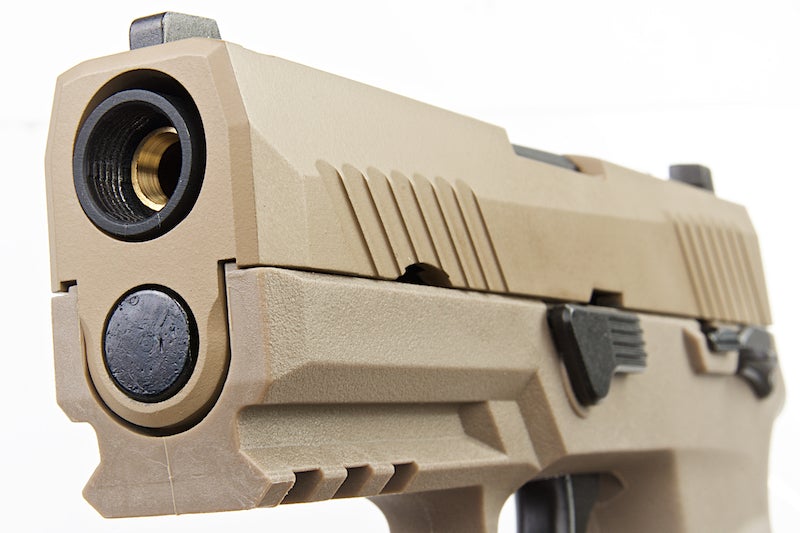 ASIA Electric Guns F18 GBB Airsoft Pistol ( TAN )