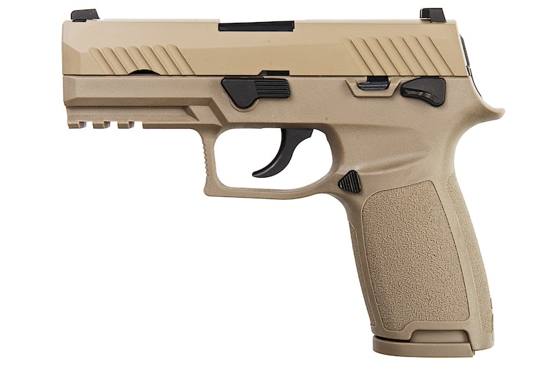 ASIA Electric Guns F18 GBB Airsoft Pistol ( TAN )