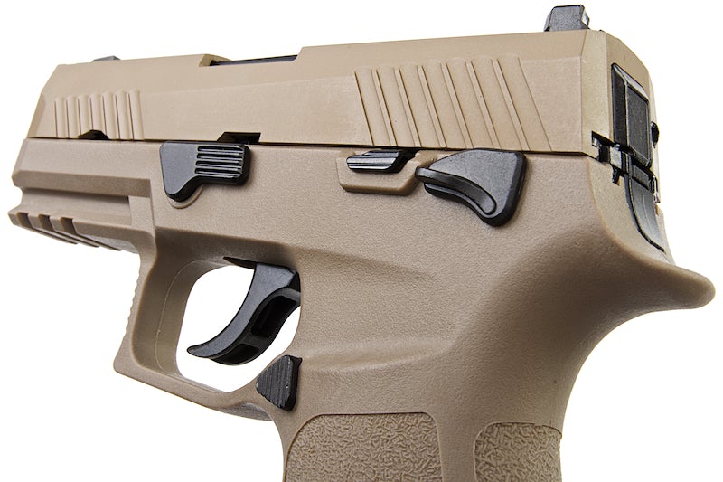 ASIA Electric Guns F18 GBB Airsoft Pistol ( TAN )