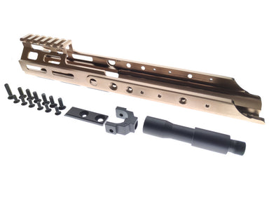 Army Force Aluminum Picatinny Handguard For VFC SCAR H GBB Airsoft Rifle (Long/ DE)