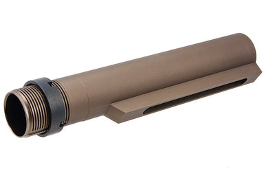 Angry Gun GEI Style Mil-Spec CNC 6 Position Buffer Tube For GHK/ WE/ VFC M4 GBB Rifle (Dark Earth)