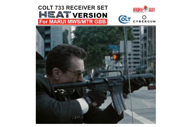 Angry Gun Tokyo Marui CNC Aluminum COLT 733 MWS Receiver Set (Heat Version)