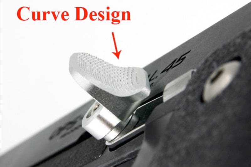 AIP Steel Slide Stop with Thumb Rest For Tokyo Marui Hi Capa / 1911 GBB Pistol Airsoft Guns
