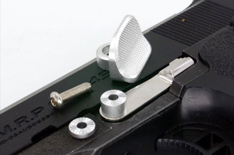 AIP Steel Slide Stop with Thumb Rest For Tokyo Marui Hi Capa / 1911 GBB Pistol Airsoft Guns
