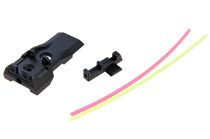 AIP Adjustable Alumimun Front and Rear Sight (Fiber) For TM Hi-Capa 5.1