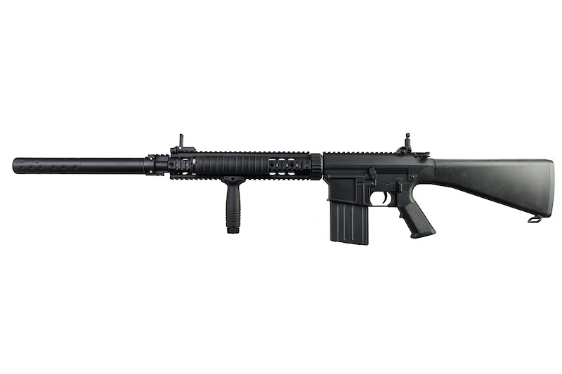 A&K Fulll Metal Fixed Stock SR-25 Airsoft AEG Rifle