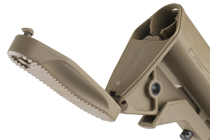 ARES Amoeba Butt Stock for Ameoba & Ares M4 Series (Dark Earth)