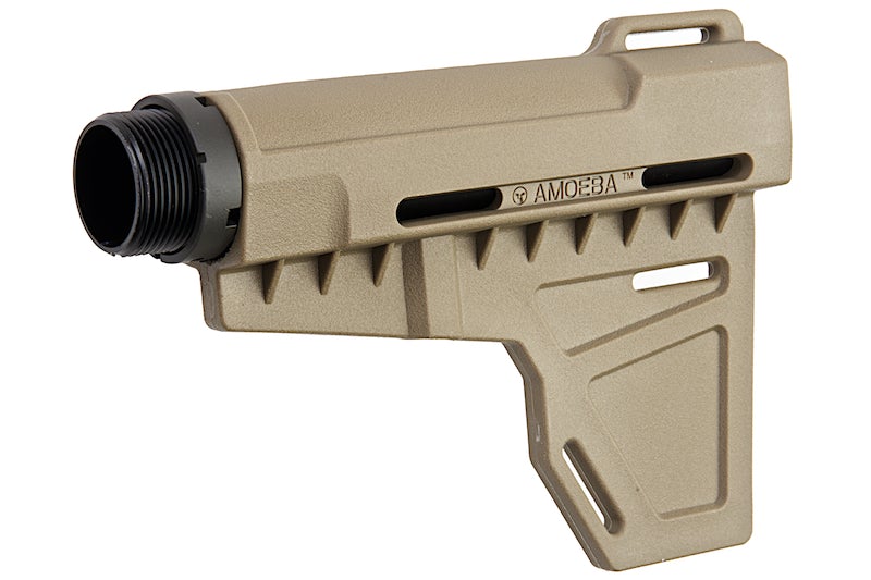 ARES Amoeba Adjstable Stock for Ares/ Ameoba M4 Series AEG (Type B, Dark Earth)